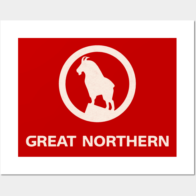 Great Northern Railroad Wall Art by Turboglyde